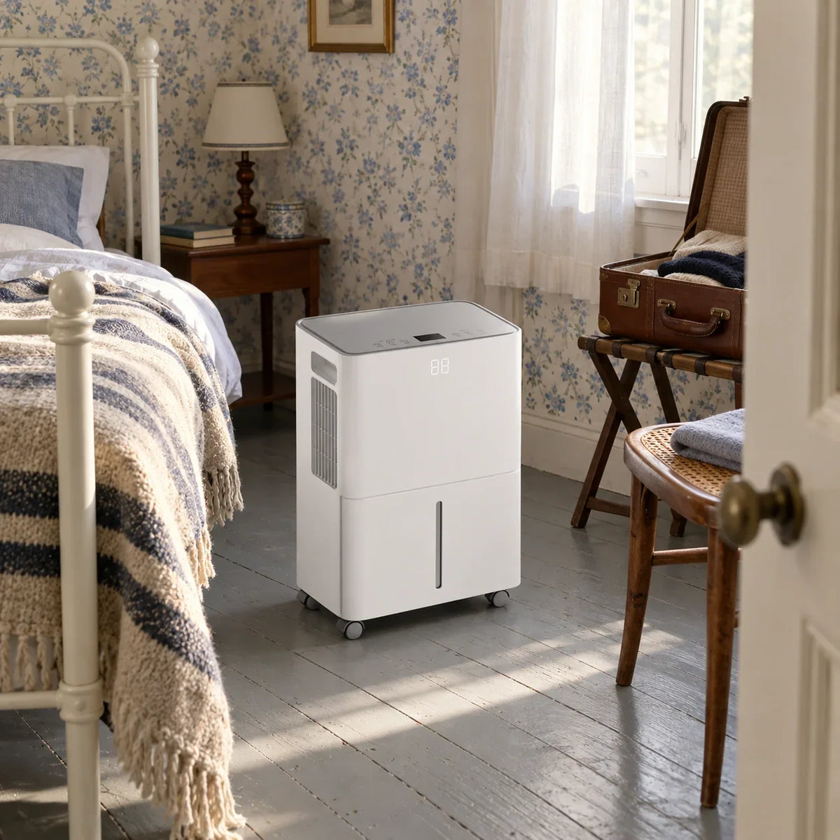 Déshumidificateur à compresseur 12L pour salon et séjour
