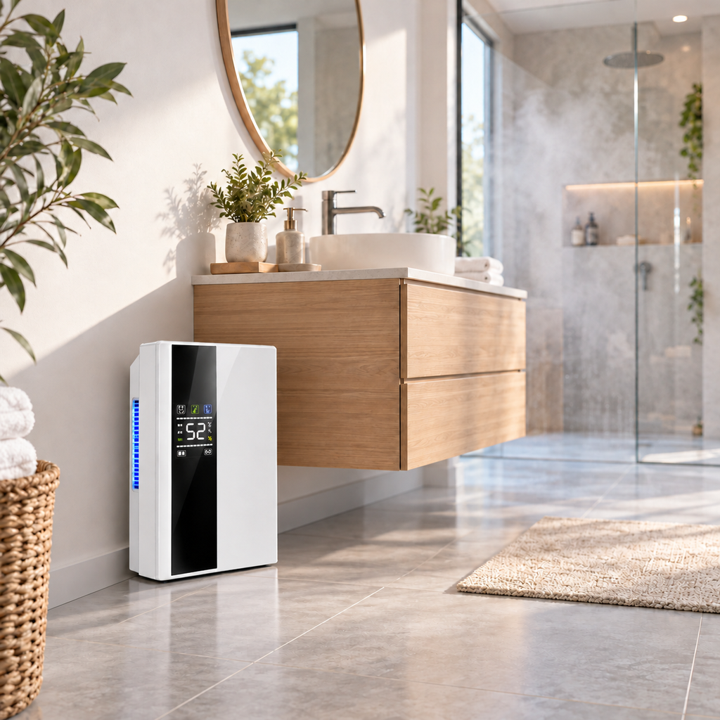 Déshumidificateur 2-en-1 Silencieux – Purificateur d'Air & Télécommande